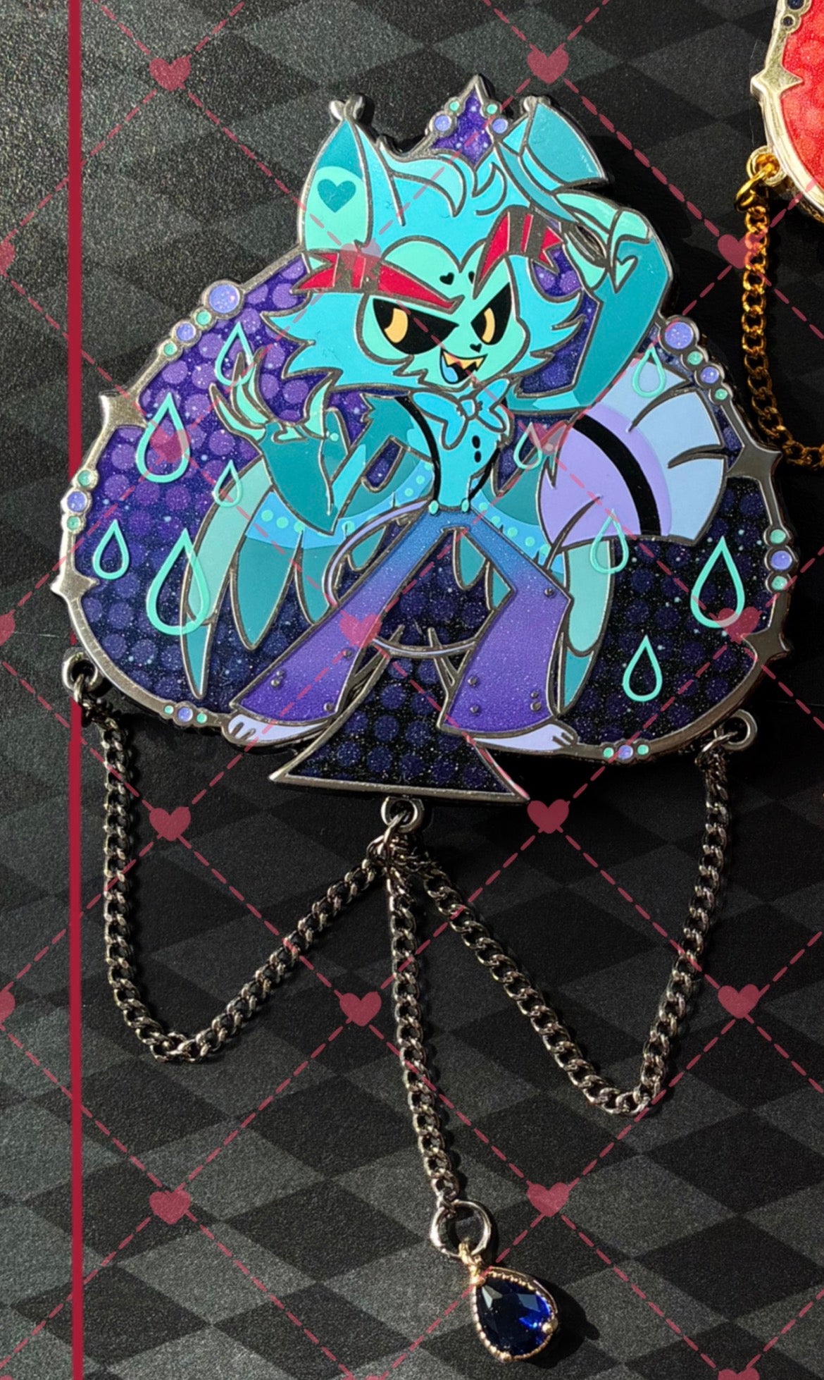 Exclusive Red & Blue Variant Spade Casino Cat