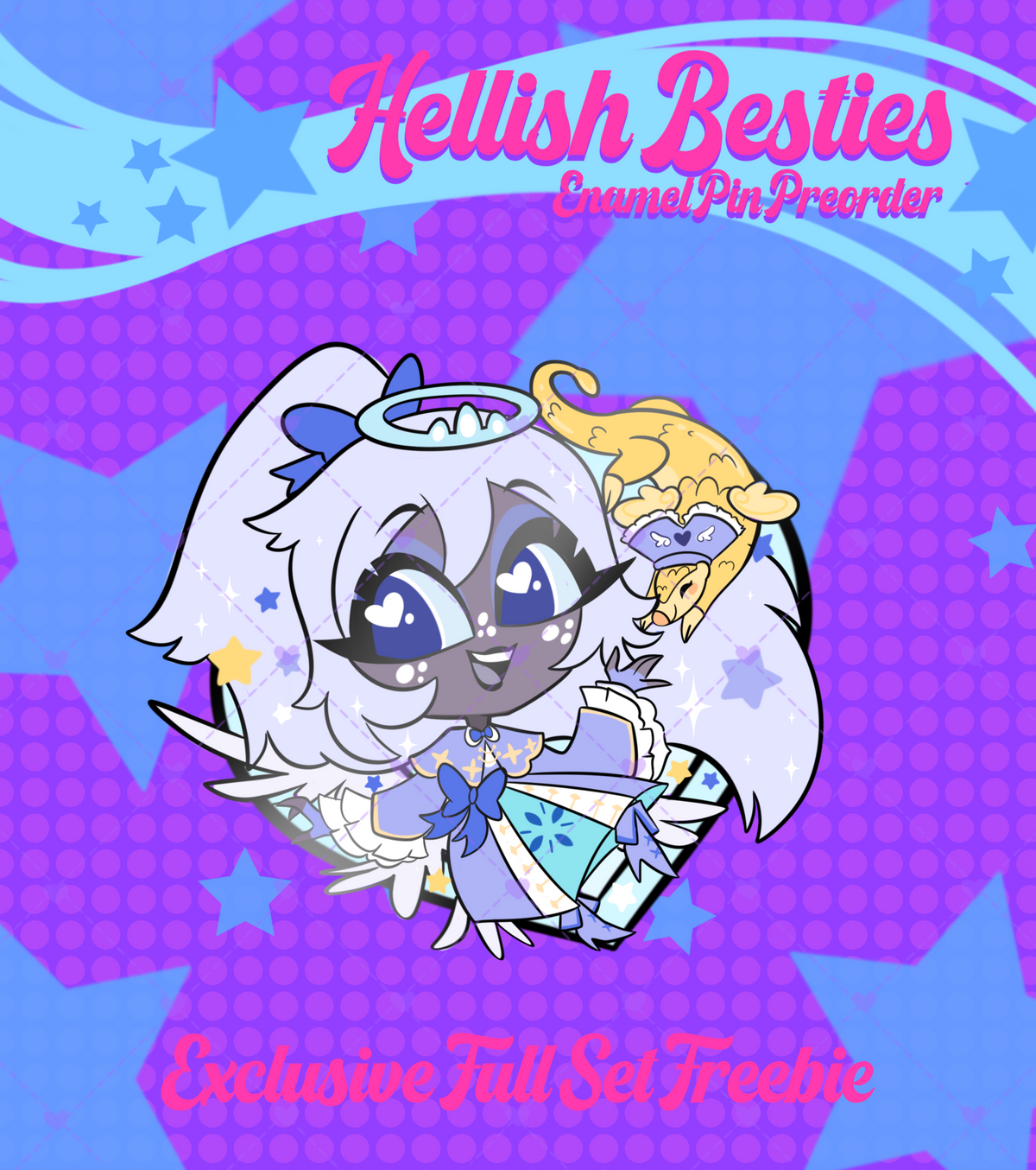 PREORDER - Hell’s Best Friends Enamel Pin Set