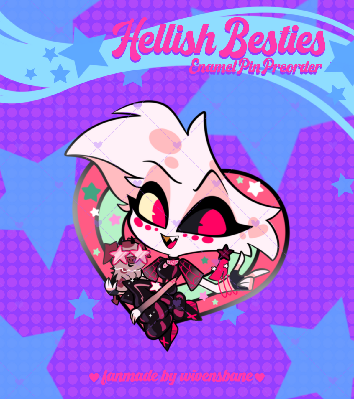 PREORDER - Hell’s Best Friends Enamel Pin Set