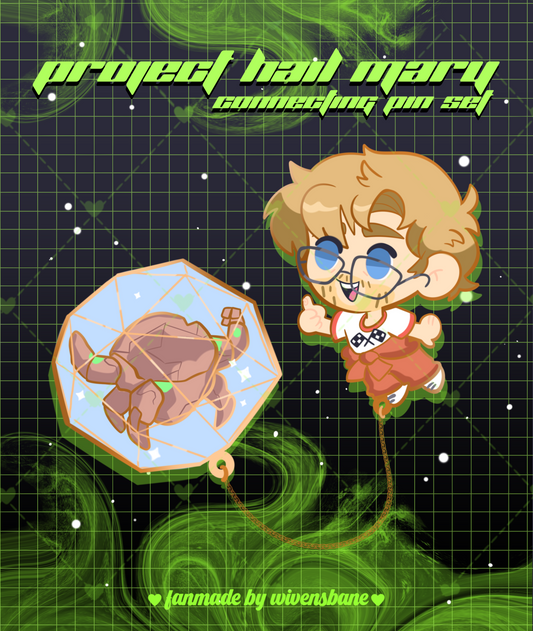 PREORDER - PHM Grace & Rocky Connecting Enamel Pins