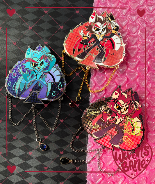 Exclusive Red & Blue Variant Spade Casino Cat