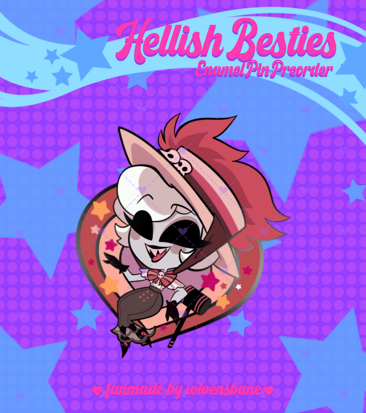 PREORDER - Hell’s Best Friends Enamel Pin Set