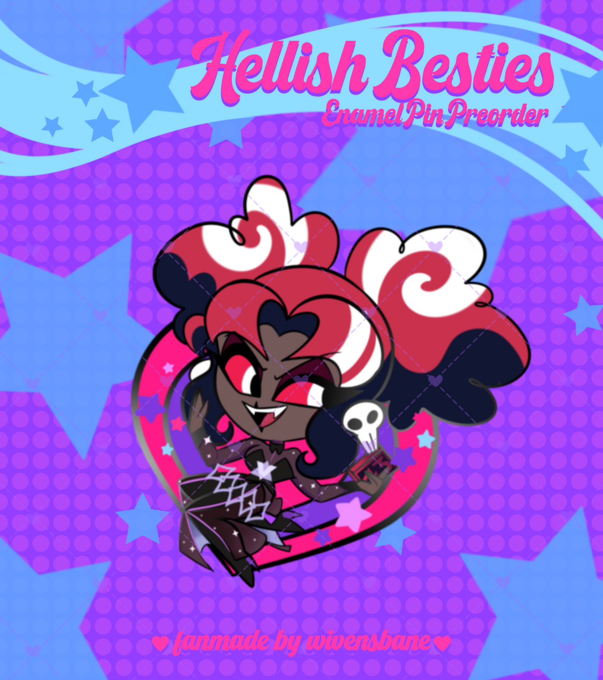 PREORDER - Hell’s Best Friends Enamel Pin Set