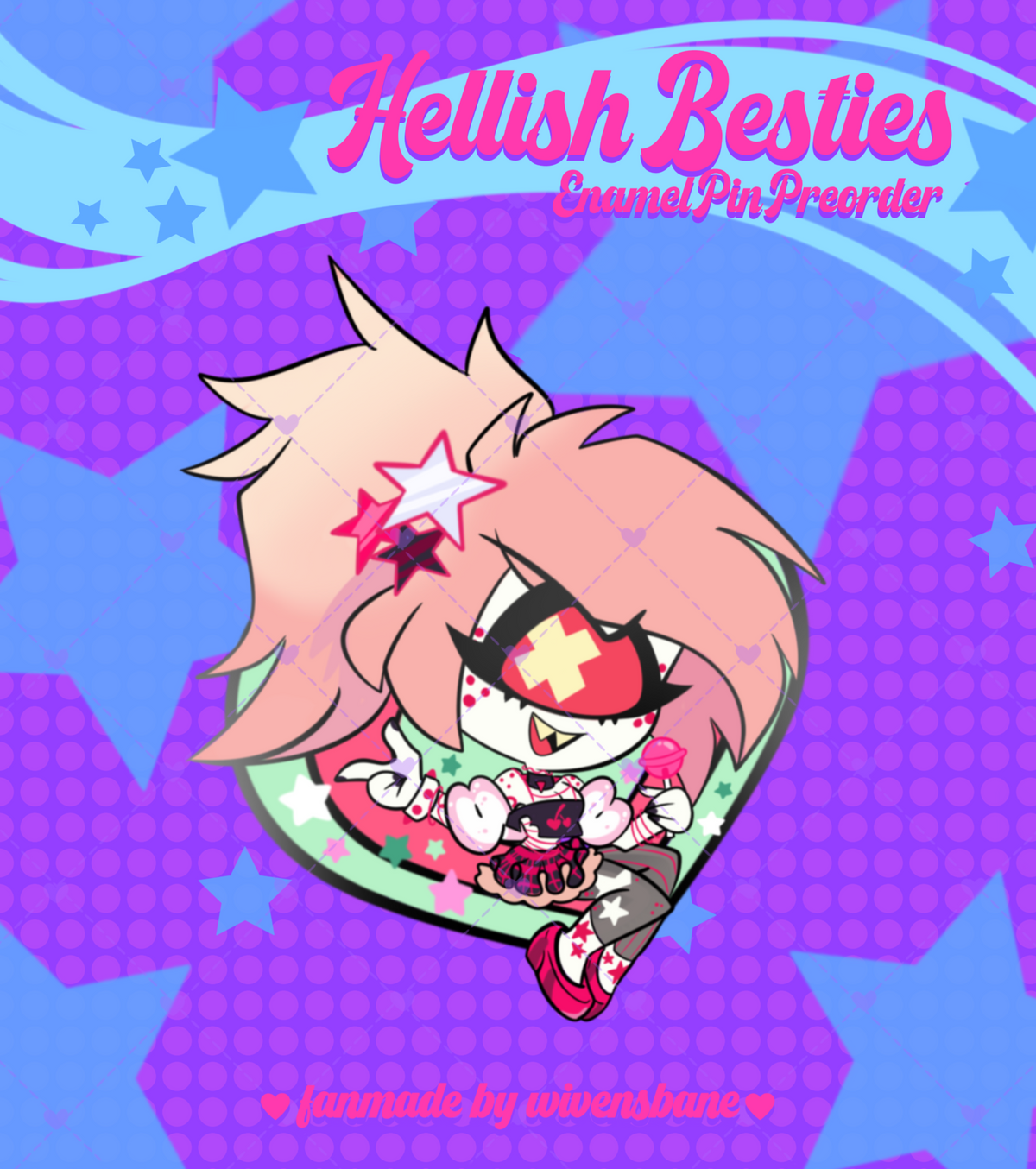 PREORDER - Hell’s Best Friends Enamel Pin Set