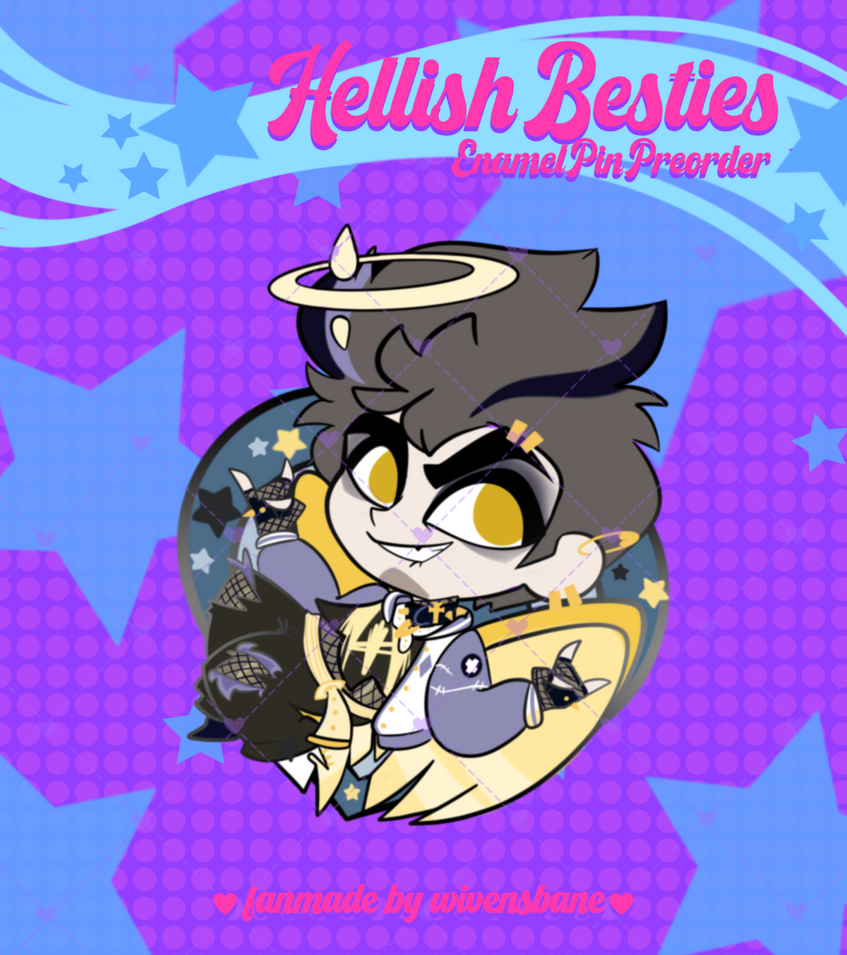 PREORDER - Hell’s Best Friends Enamel Pin Set