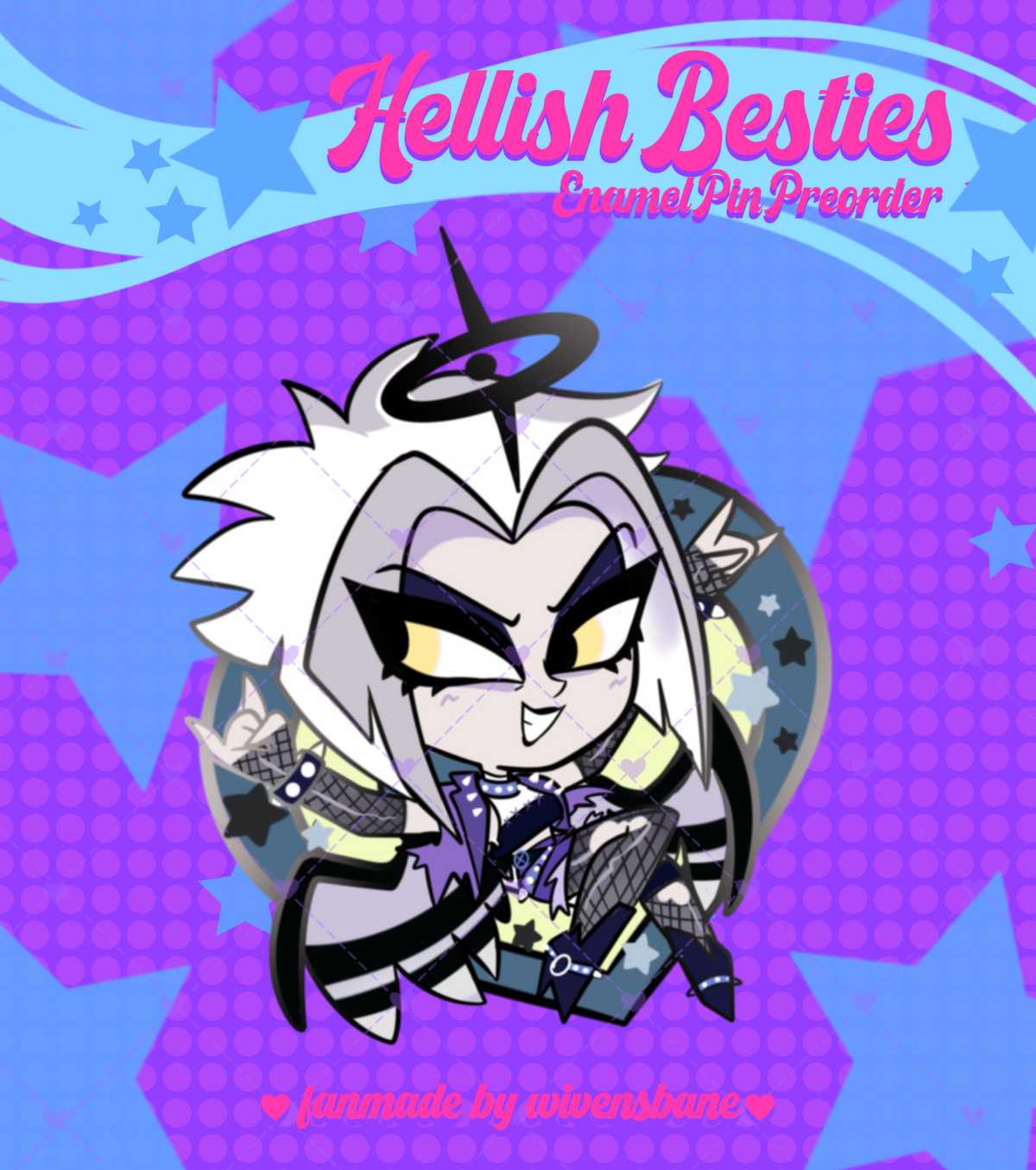 PREORDER - Hell’s Best Friends Enamel Pin Set